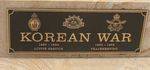 Korean War Plaque / March 2013