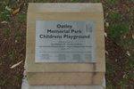Childrens Playground Plaque : April 2014