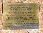P.J.Hall Plaque Inscription : 24-03-2014