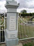 Pine Rivers Honour Gates Right Outer Pillar
