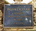 Pioneer Memorial : 11-April-2013