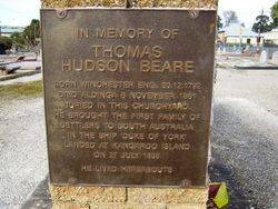 Beare Plaque:12-June-2016