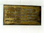 Polish Benefactors Plaque