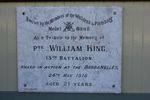 Private William King : 25-August-2011