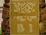 QANTAS Cairn Inscription