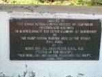 RFDS Inscription Plaque