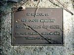 Ingham Red Cross Plaque