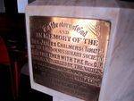 Chalmers & Tompkins Memorial Plaque : 22-07-2013