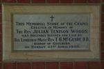 Reverend Woods Plaque : June 2014