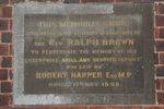 Rev. Brown Memorial Stone : July-2014