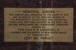 Dedication Plaque : 05-May-2015