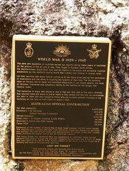 WW2 Plaque : 24-October-2014 WW2 Plaque : 24-October-2014