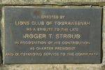 Roger Stroud Plaque : July-2014