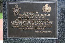 WAAAF Plaque : 16-November-2014