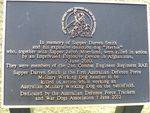 Sapper Smith & Herbie Plaque : 30-05-2014