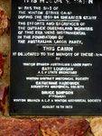 Shearers Strike Monument Plaque