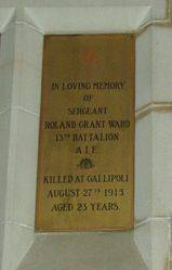Ward Plaque : 12-September-2014