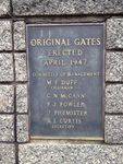 Gates Plaque : November 2013