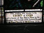 St George Inscription