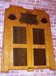 Honour Roll : 21-September-1919