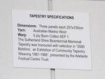 Tapestry Specifications