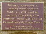 Taradale Viaduct Plaque : 15-04-2014