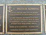 S. British Admiral Plaque : 2007