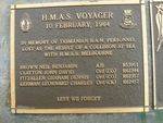 H.M.A.S. Voyager 1964 Plaque : 2007
