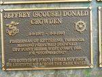 Jeffrey (Scouse) Donald Crowden : 2007