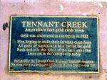 Tennant Creek Gold Rush Inscription