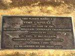 Time Capsule Plaque