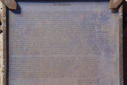 Plaque Inscription : 06-August-2015