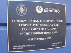 Legislative Council Plaque : 27-November-2014