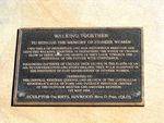 Walking Together Plaque