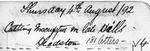 Petrie Workbook Inscription Order- Noel Hall