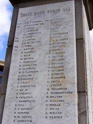 Honour Roll Fallen : 04-October-2014