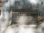 Western Suburbs Restoration Plaque