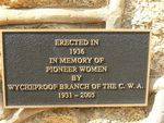 Wycheproof Pioneer Women